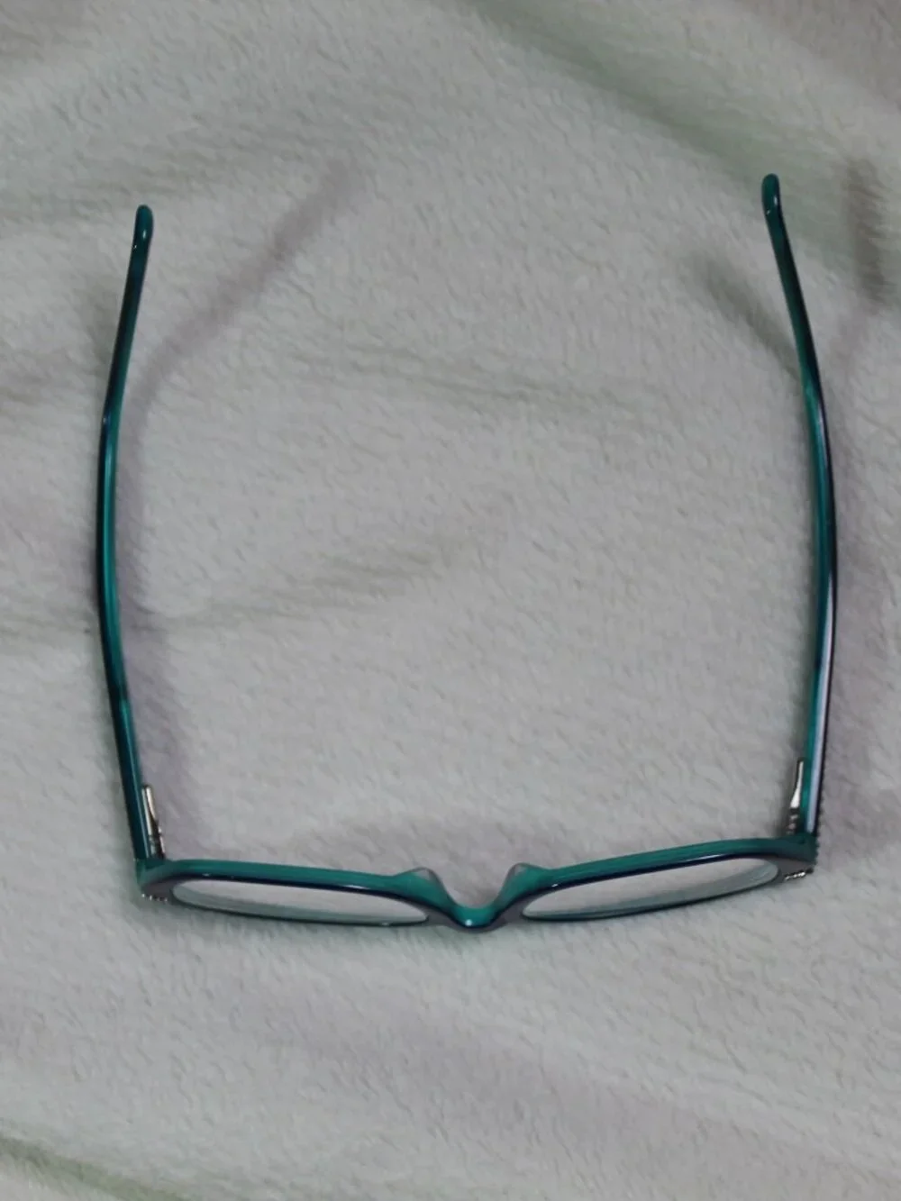 Gisselle Eyeglasses Vanessa Deep Blue Silver Beaded Accent 52-17-135 FRAMES ONLY